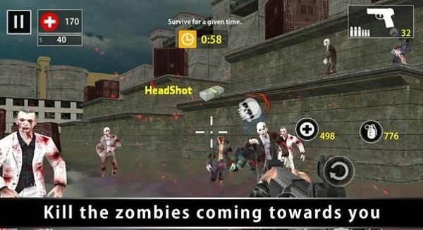 死亡冲击手机版下载,死亡冲击,射击游戏,僵尸游戏
